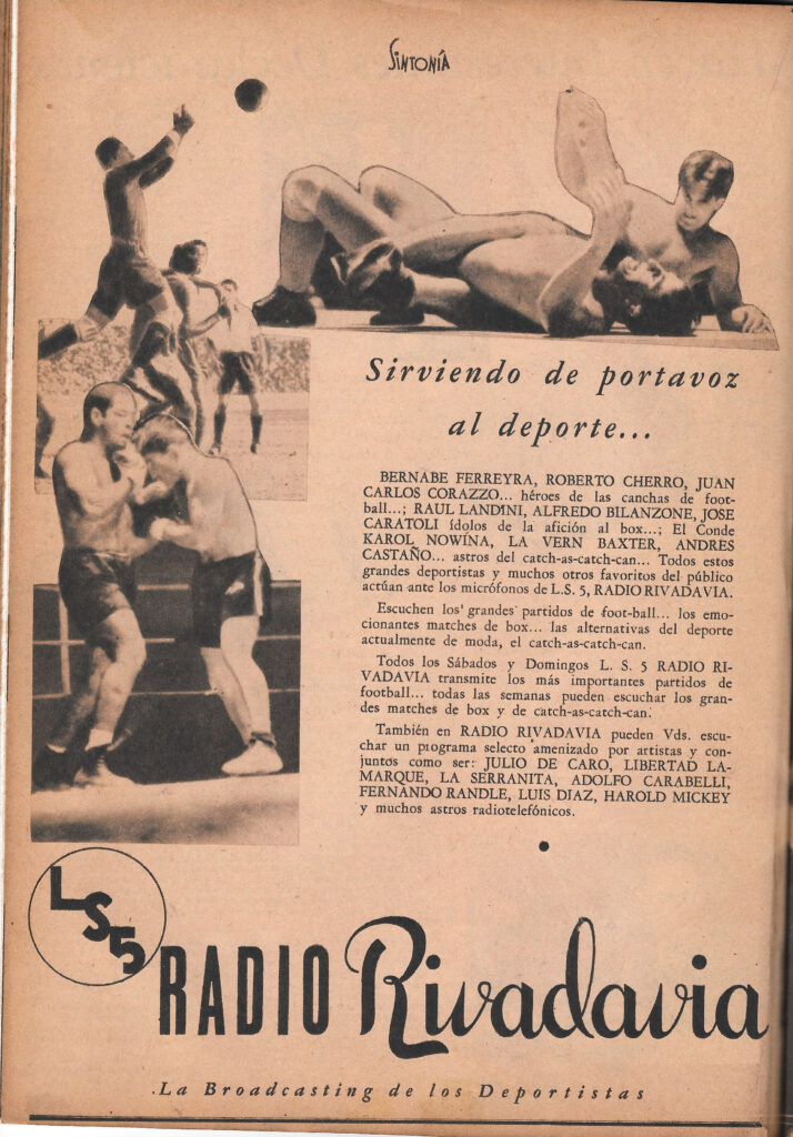 LS5 Radio Rivadavia - Sintonía - 28-04-1934